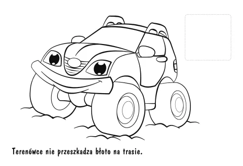 Moja kolorowanka. Auta z naklejkami