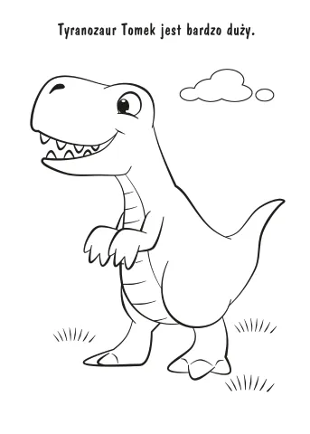 Moja kolorowanka. Dinozaury