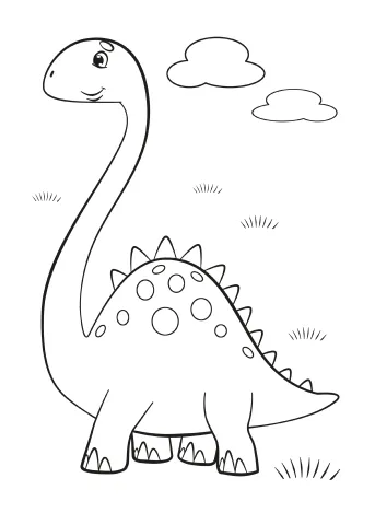 Moja kolorowanka. Dinozaury