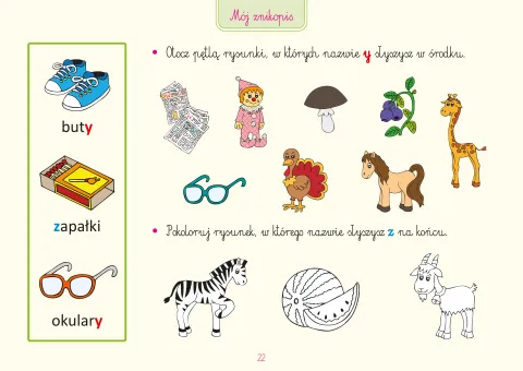 Mój ZNIKOPIS. Litery.